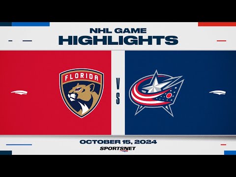 NHL Highlights | Panthers vs. Blue Jackets - October 15, 2024