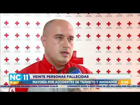 Cruz Roja registró 20 fallecidos durante las vacaciones de medio año