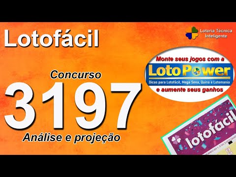 ANÁLISE E PROJEÇÃO PARA O CONCURSO 3197 DA LOTOFÁCIL