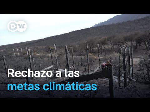 Milei niega la crisis climática pese alarmantes incendios en Córdoba