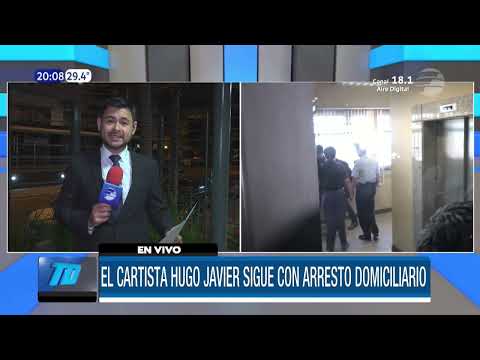 Hugo Javier sigue con arresto domiciliario