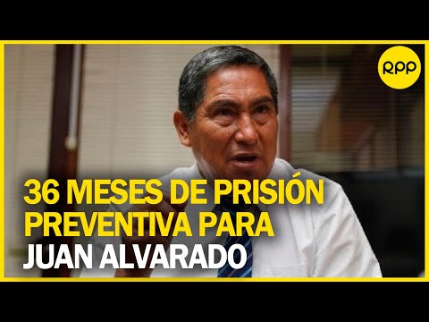 Dictan 36 meses de prisión preventiva para exgobernador Juan Alvarado