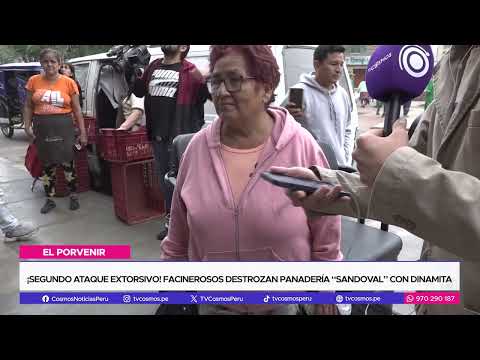 El Porvenir: Facinerosos destrozan panadería “Sandoval” con dinamita