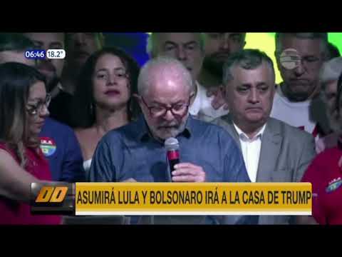 Asumirá Lula y Bolsonaro irá a casa de Trump
