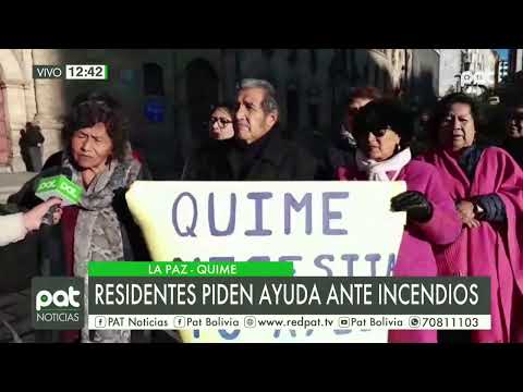 Incendios: Residentes de Quime piden ayuda ante incendios