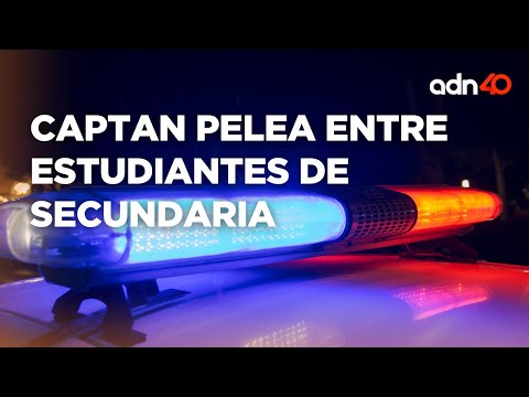 Captan pelea entre estudiantes de secundaria en Zapopan, Jalisco