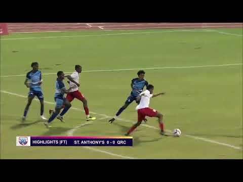 St. Anthony's College beat Queen's Royal College on pens in T&T SSFL Intercol North Final | Match HL