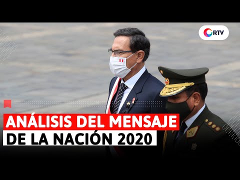 Análisis del Mensaje Presidencial 2020 por Fiestas Patrias  l RTV Especiales