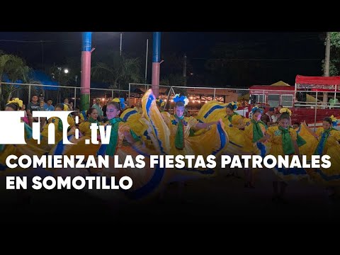 Realizan velada cultural en saludo a fiestas patronales de Somotillo - Nicaragua