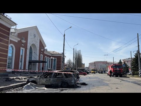 Ucrania: mortífero ataque con misil a estación de trenes de Kramatorsk