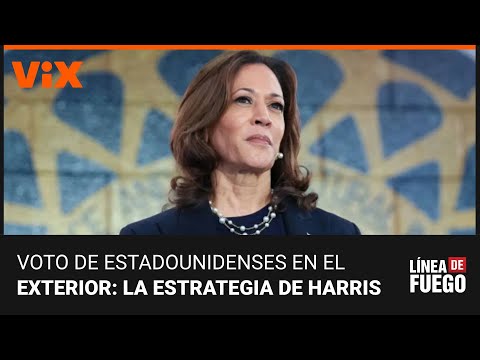 Kamala Harris busca conquistar el voto de estadounidenses en el exterior: analizamos esta estrategia