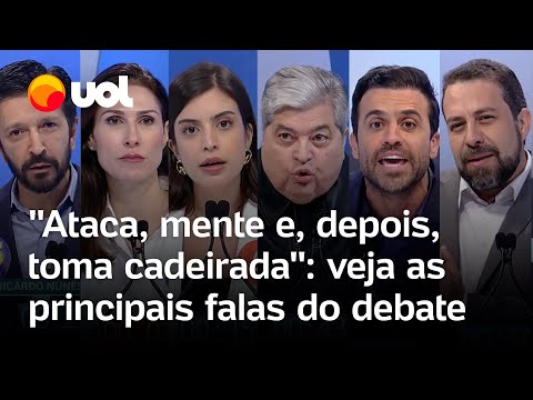 'Mente, e aí leva cadeirada', 'análogo a orangotango': Veja principais frases do debate RedeTV/UOL