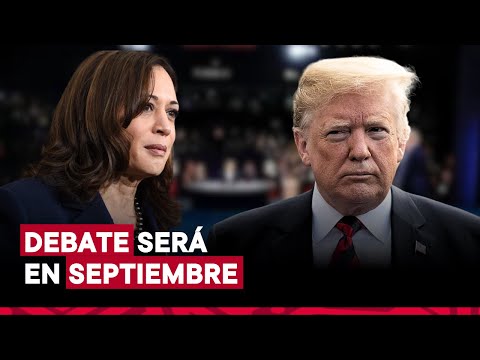 Polémica entre Harris y Trump sobre fecha de debate presidencial