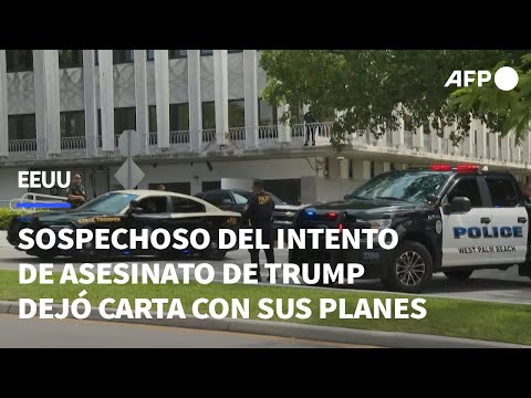 El sospechoso del intento de asesinato de Trump dejó una carta con sus planes | AFP