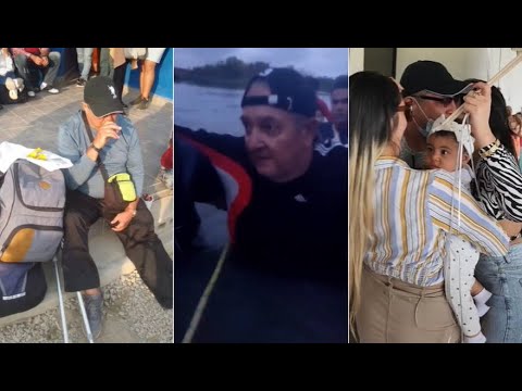 ¡CON UNA SOLA PIERNA!: Cubano cruza el río Bravo y llega a EE. UU.