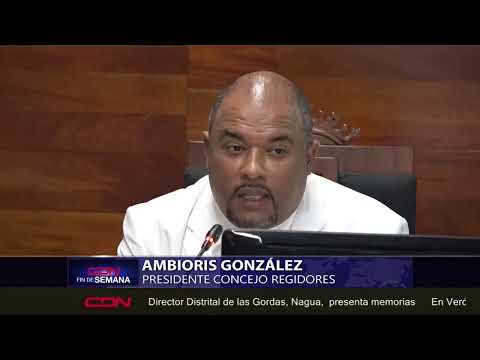 El Consejo Municipal de Santiago reelige a Ambioris González
