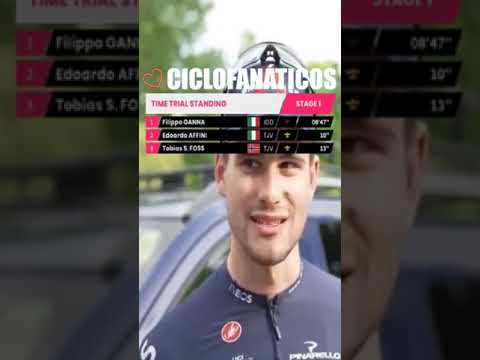 Clasificación general giro de Italia etapa 1