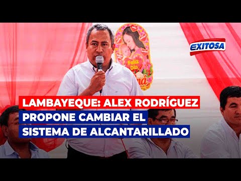 Alex Rodríguez propone cambiar el sistema de alcantarillado