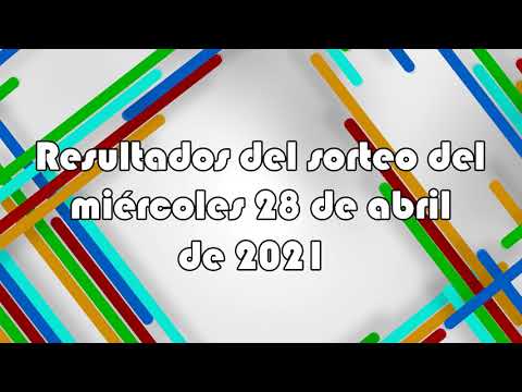 Lotería de Panamá - Resultados del sorteo del miércoles 28 de abril de 2021