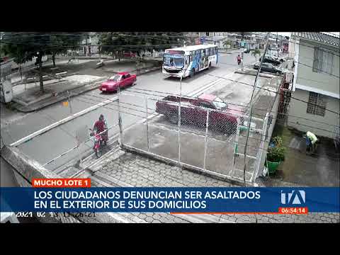 Moradores de Mucho Lote 1, en Guayaquil, preocupados por ser víctimas constantes de robos