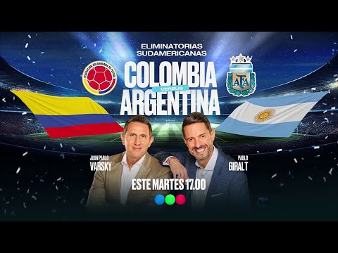 Colombia VS. Argentina - Eliminatorias Sudamericanas 2026 - MARTES 17HS - Telefe PROMO