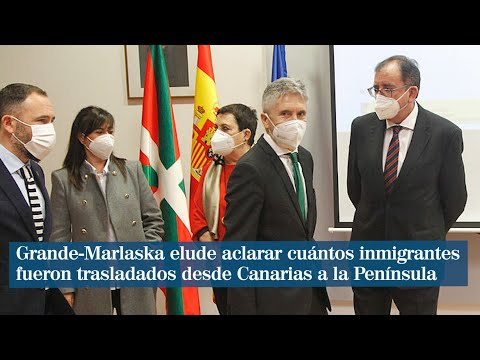 Grande-Marlaska elude aclarar cuántos inmigrantes fueron trasladados desde Canarias a la Península