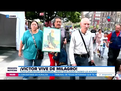 Víctor Manuel González vivió un milagro gracias a San Judas Tadeo | Noticias con Crystal Mendivil