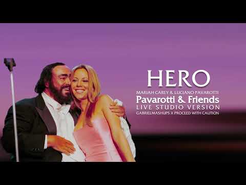 Mariah Carey, Luciano Pavarotti - Hero (Pavarotti and Friends '99 Orchestral Live Studio Version)
