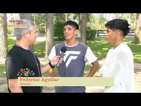 Charlamos con los jóvenes tenistas Federico y Joaquín Aguilar en el Punta Open l 26-01-2024
