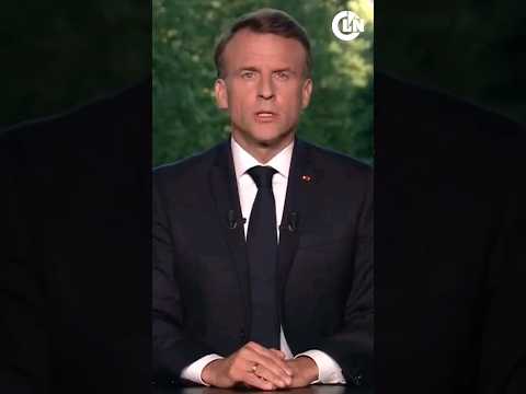 El presidente de Francia, Emmanuel Macron, disolvió la Asamblea Nacional.