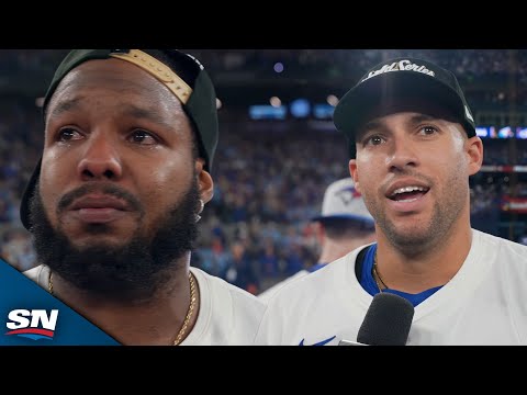 Vladimir Guerrero Jr. And George Springer Speak Moments After Advancing To World Series