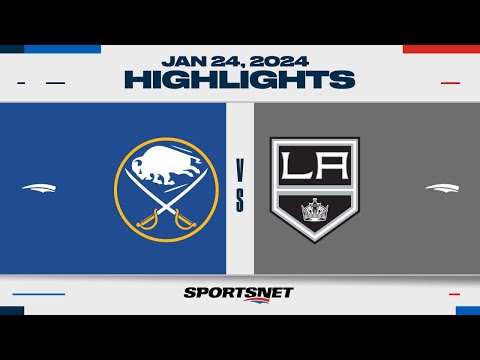 NHL Highlights | Sabres vs. Kings - January 24, 2024