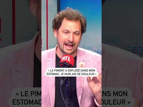 Éric Antoine : Le piment a explosé dans mon estomac, je hurlais de douleur