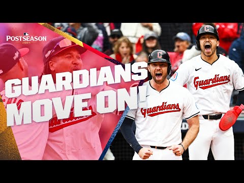 FULL CLINCHER: The Guardians are headed to their FIRST ALCS since 2016!