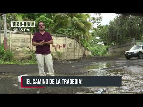 Autoridades colocan rótulos de advertencias en el cause Valle Gothel en Veracruz - Nicaragua
