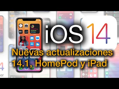 Nuevo iOS 14.1, iPadOS 14.1 y actualización para el HomePod