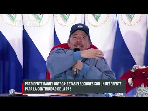 Daniel Ortega, Presidente de Nicaragua: «El voto no llama a la destrucción, el voto llama a la paz»