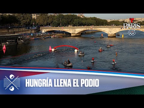 Hungría gana oro y bronce en 10 km de aguas abiertas | Juegos Olímpicos París 2024