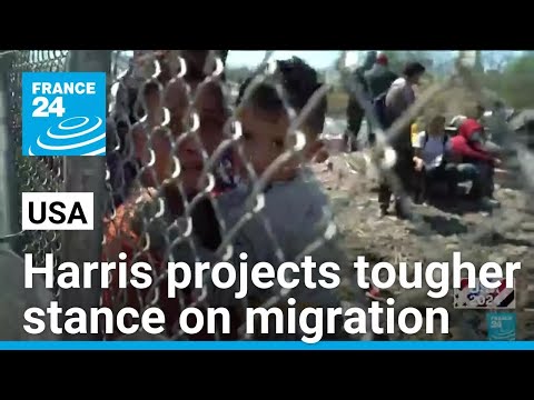 Harris walks tightrope on migration while calling for more restrictions on asylum • FRANCE 24