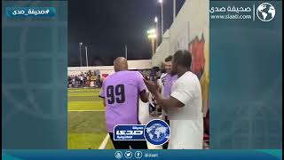 سعيد العويران وابراهيم الفريان في احد الدورات الرمضانية