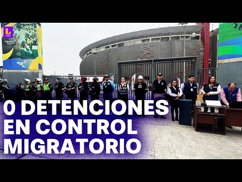 No detuvieron a ningún hincha en el Perú vs Venezuela pese a anunciado control migratorio