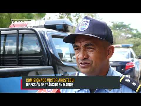 Policía Nacional inspeccionó transporte escolar en Juigalpa, Chontales - Nicaragua