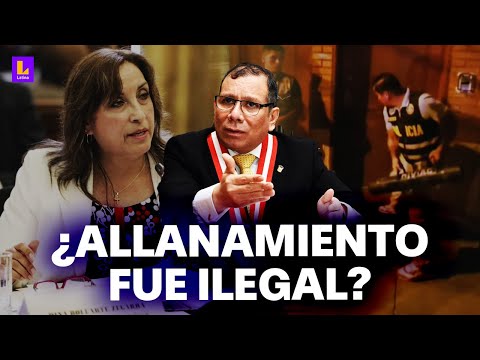 Presidente de Poder Judicial responde a Dina Boluarte sobre allanamiento: Policía cumplió su papel