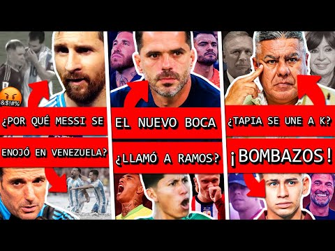 MESSI furioso con VENEZUELA ¿Perjudicaron a ARGENTINA?+ GAGO exigió esto a BOCA+ TAPIA con KIRCHNER?