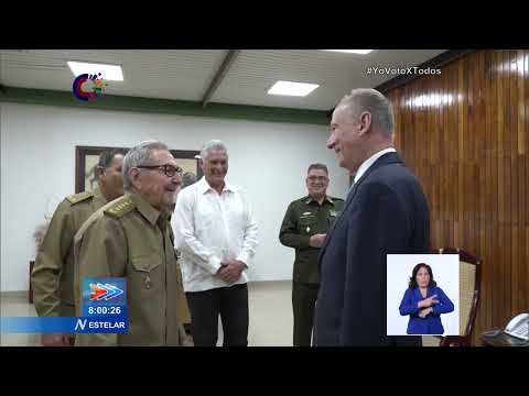 Máximas autoridades de Cuba reciben a Secretario de Seguridad de Rusia