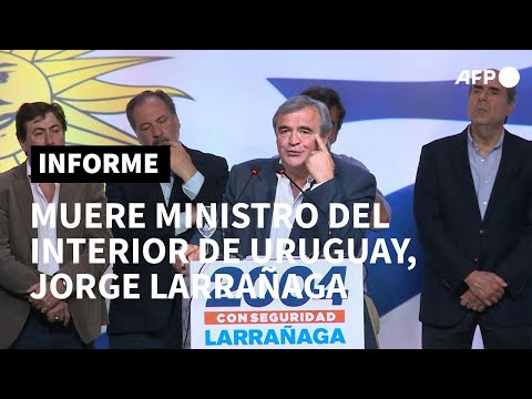 Muere el ministro de Interior uruguayo, Jorge Larrañaga | AFP