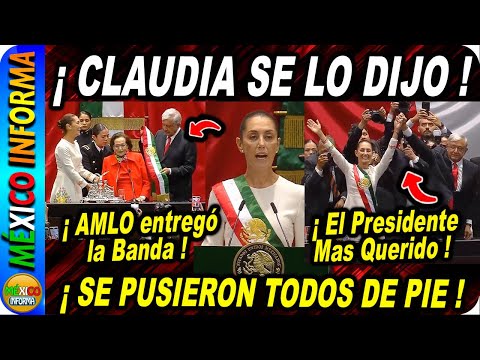 CLAUDIA ROMPIÓ EL PROTOCOLO: ASÍ SE DESPIDIÓ DE AMLO. EMOTIVO MOMENTO.