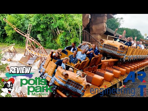 This is the newest roller coaster in Germany with the most beautiful train in the world