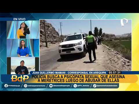 ¡Alerta en Arequipa!  Policía busca al responsable de ataques a trabajadoras sexuales