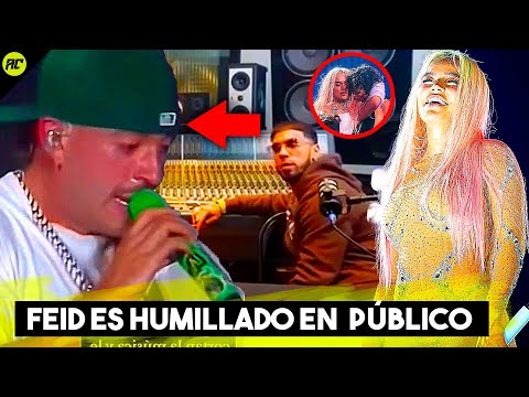 Feid Recibe Fuerte Humillación en Público. Así fue como Apareció Anuel en el Concierto de la Bichota